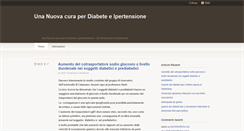 Desktop Screenshot of diabeteeipertensione.it