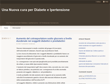 Tablet Screenshot of diabeteeipertensione.it